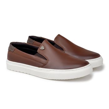 Slip On Iate Masculino Connect - Brown - 07342-3443 - Calçados Laroche