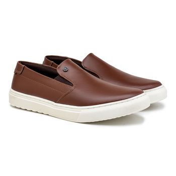 Slip On Masculino LRC Connect - Brown - Calçados Laroche