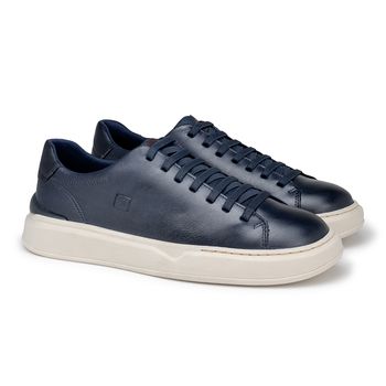 Sapatenis Casual Laroche Dublin em Couro - Royal - Calçados Laroche