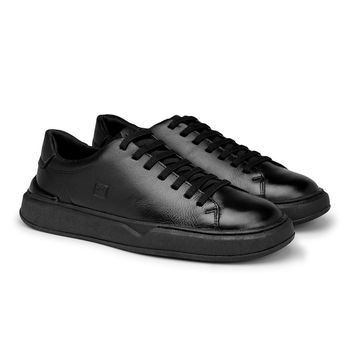 Sapatenis Casual Laroche Dublin em Couro - Preto - Calçados Laroche