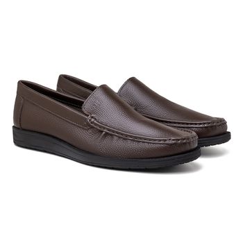 Mocassim Masculino Laroche Florença em Couro - Café - Calçados Laroche