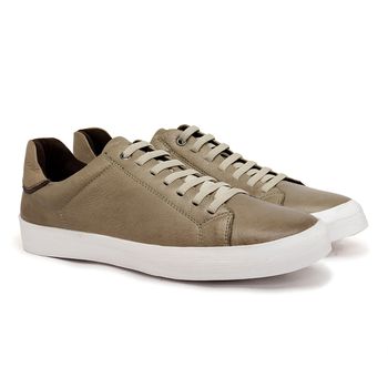 Sapatenis Masculino Laroche Golden em Couro - Cinza E L - Calçados Laroche