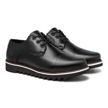 Sapato Casual Laroche Java Em Couro Legitimo - Preto E L - Calçados Laroche