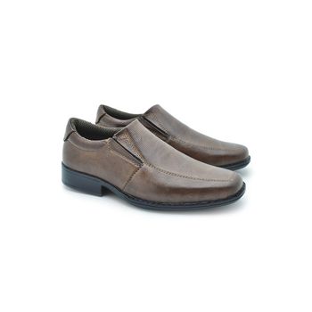 Sapato Social Fortaleza Infantil em Couro - Chocolate - 02663-1560 - Calçados Laroche