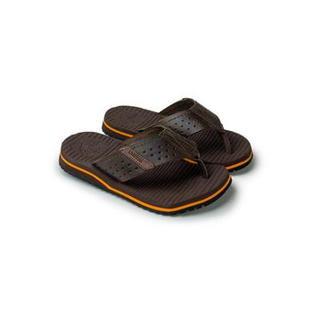 Chinelo Infantil Toledo em Couro - Mel - 04655-2786 - Calçados Laroche