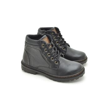 Bota Infantil em Couro Vacanza - Preto - 05564-2630 - Calçados Laroche