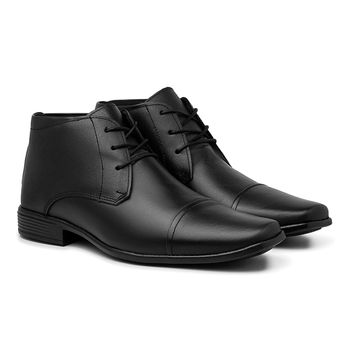 Sapato Social Fortaleza Couro - Preto - Calçados Laroche