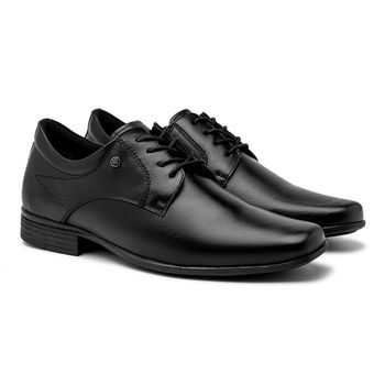 Sapato Social Fortaleza Couro - Preto - Calçados Laroche