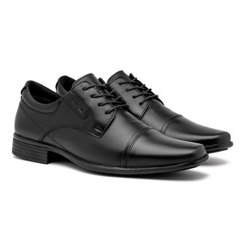 Sapato Social Fortaleza Couro - Preto - Calçados Laroche