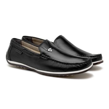 Mocassim Masculino Laroche Paraty em Couro - Preto - Calçados Laroche