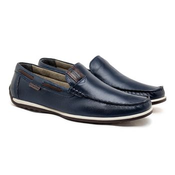 Mocassim Masculino Laroche Paraty Em Couro - Marinho - Calçados Laroche