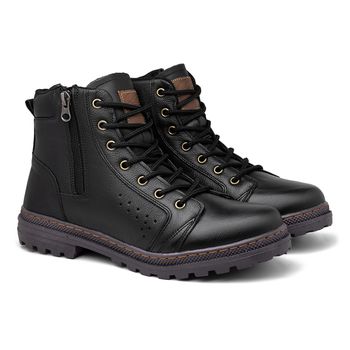 Bota Vacanza em Couro - Preto - Calçados Laroche