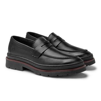 Mocassim Loafer Masculino Londres em Couro - Preto - 08107-3533 - Calçados Laroche