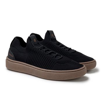 Tenis Casual Knit Miami Laroche - Preto - Calçados Laroche