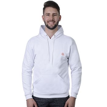 Moletom Laroche com Capuz Branco - 02159-2796 - Calçados Laroche