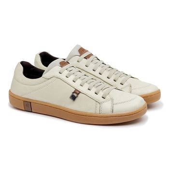 Sapatenis Casual em Couro Masculino North - Neve - Calçados Laroche