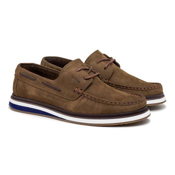 Mocassim Docksider Masculino Laroche Oasis em Couro - Rato - Calçados Laroche
