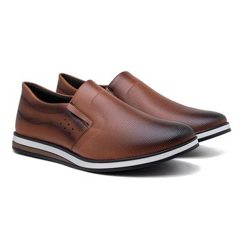 Sapato Casual Masculino Oxford LRC - Whisky - Calçados Laroche