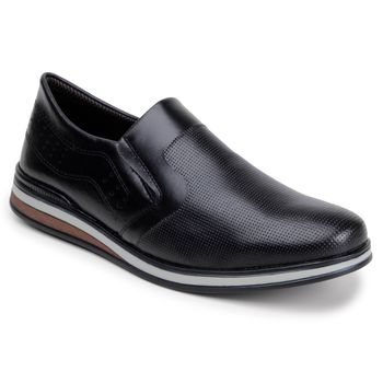 Sapato Casual Masculino Oxford LRC - Preto - Calçados Laroche