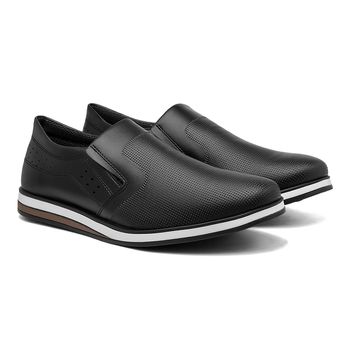 Sapato Casual Masculino Oxford LRC - Preto - Calçados Laroche
