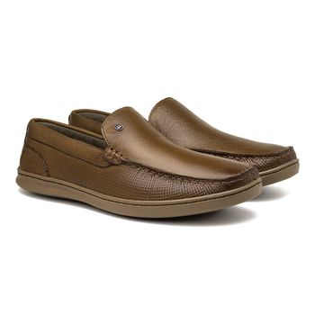 Mocassim Laroche Porto em Couro - Conhaque E L - Calçados Laroche
