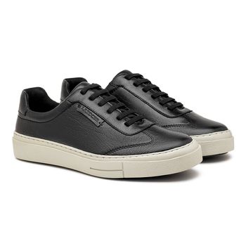 Sapatenis Casual Laroche Seul em Couro - Preto - Calçados Laroche