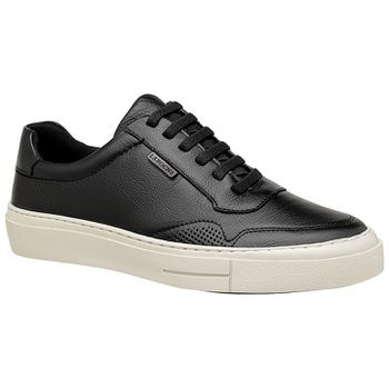 Sapatenis Casual Seul em Couro - Preto - Calçados Laroche