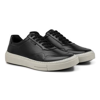 Sapatenis Casual Seul em Couro - Preto - Calçados Laroche