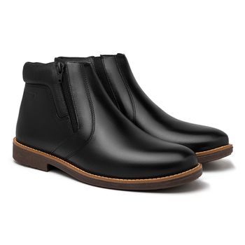 Bota Chealsea Laroche Tenesse em Couro - Preto - Calçados Laroche