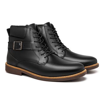 Bota Masculina Laroche Tenesse em Couro - Preto - Calçados Laroche