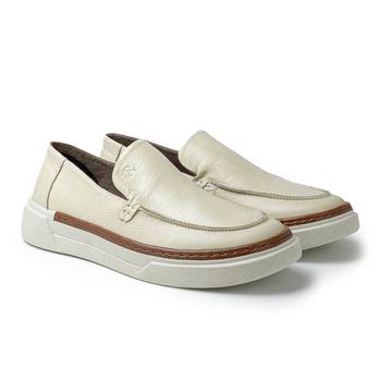 Slip On Iate Masculino Titanium em Couro - Neve - 09903-3051 - Calçados Laroche