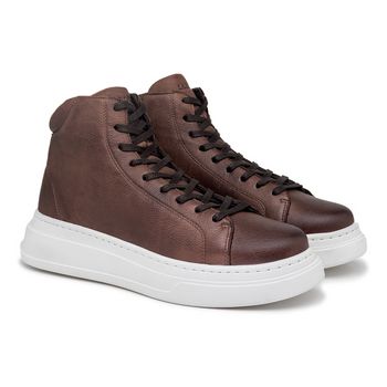 Sapatenis Casual Laroche Toquio em Couro - Chocolate - Calçados Laroche
