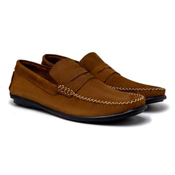 Mocassim Masculino Laroche Viena em Couro - Castor E L - Calçados Laroche