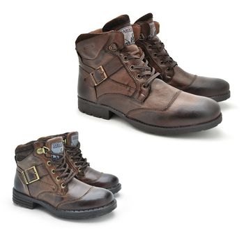 Bota Saara Fivela Chocolate Tal Pai/ Tal Filho