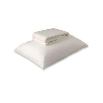 Kit Lençol Casal Baunilha + Fronhas - Exclusiva Ma... - Novo Toque Enxovais
