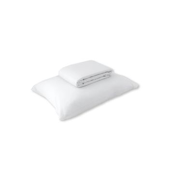 Kit Lençol com Elástico Solteiro Branco + Fronha -... - Novo Toque Enxovais