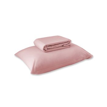 Kit Lençol Solteiro King Ameixa + Fronha - Exclusi... - Novo Toque Enxovais