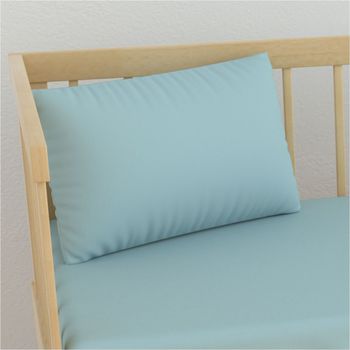 Fronha para Berço Azul Blue - Exclusiva Malha Novo... - Novo Toque Enxovais