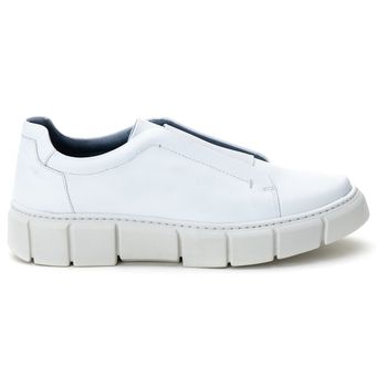 Sapato Masculino De Couro Confort Bangkok Branco - Mr. Light | Oficial®