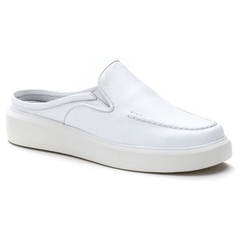 Sapato Masculino Casual Mule Comfort Branco - Mr. Light | Oficial®
