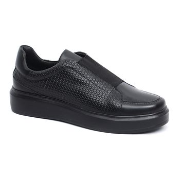 Sapato Masculino Milão All Black Em Couro - Mr. Light | Oficial®