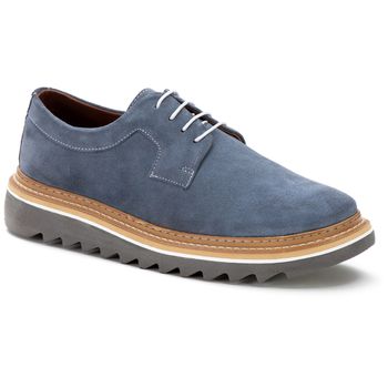 Sapato Masculino Tratorado Dubay Azul Claro - Mr. Light | Oficial®