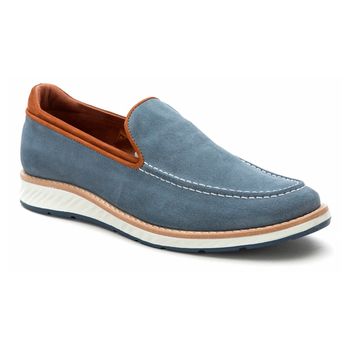 Sapato Masculino Elite Couro Premium Azul - Mr. Light | Oficial®