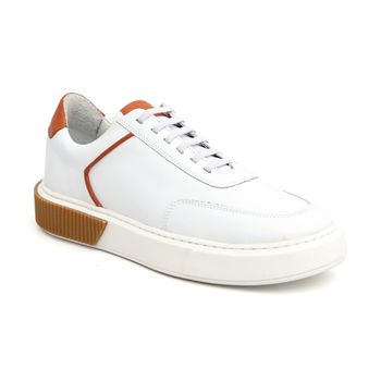 Tenis Casual Confort-Nobuck Londres Branco-Castor - Mr. Light | Oficial®