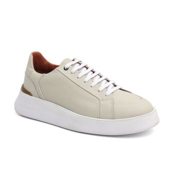 Tenis Casual Masculino Confort Olimpo Off White - Mr. Light | Oficial®