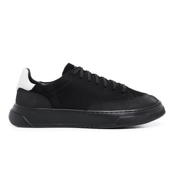 Tenis Masculino Nobuck Preto Diamante Preto Fly Br... - Mr. Light | Oficial®