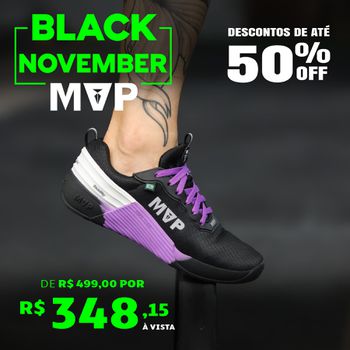 Tênis de Cross MVP 4x4 - Black Purple - MVP Fitness - Loja Oficial