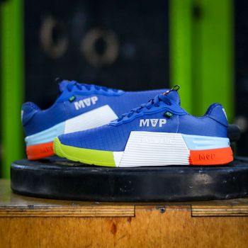 Tênis de Cross Training MVP 5x5 - Blue Orange - MVP Fitness - Loja Oficial