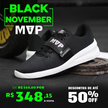 Tênis de LPO Lifter PRO - Black White 50114 - MVP Fitness - Loja Oficial