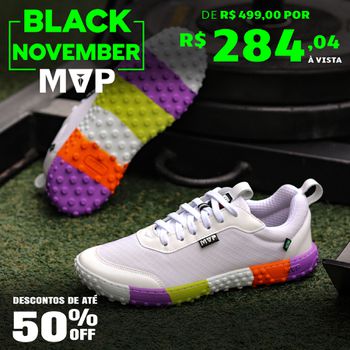 Tênis MVP Barefoot - Algodão Aquarela - MVP Fitness - Loja Oficial